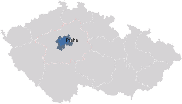 Kde můžete využít služby Účetnictví Fejo - mapa